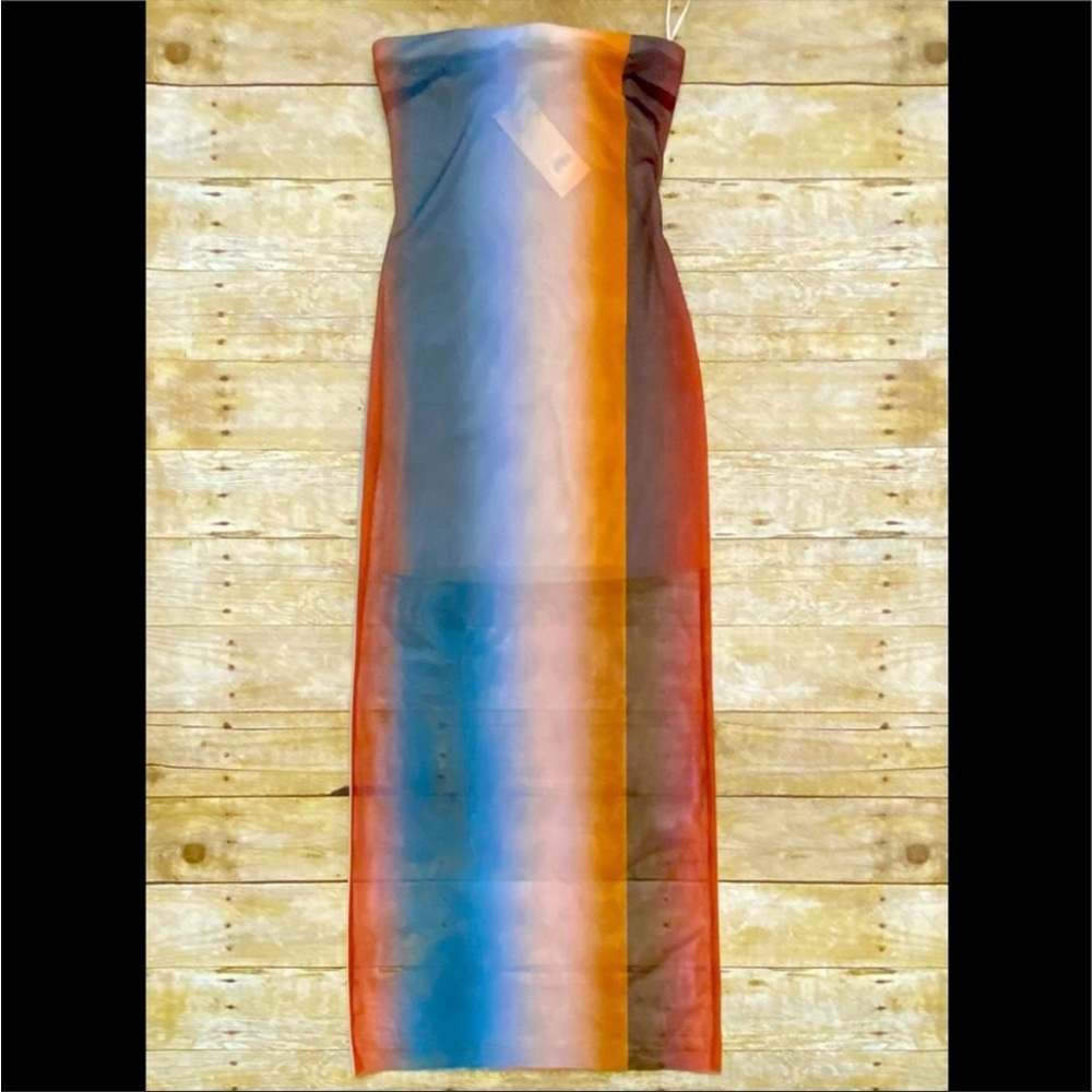 Bec & bridge bridge dusk strapless dress NWT